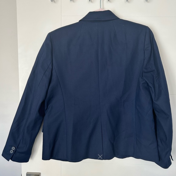 J Crew Blue Fitted Blazer - Picture 2 of 3